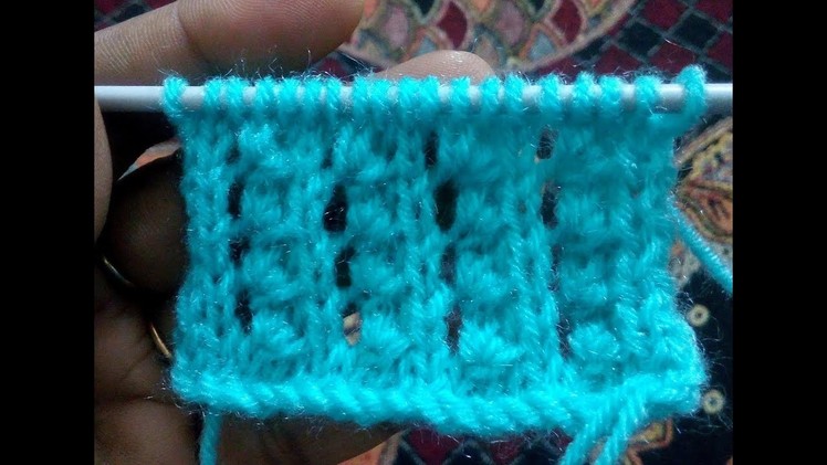 Easy & beautiful Single Colour Knitting Pattern # 81