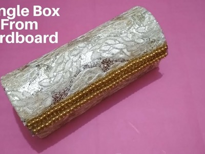 Easy Best Out Of Waste Bangles Stand | How To Make Bangle Box | Handmade Bangle Box From Cardboard