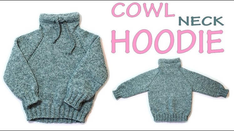 Easy Knitting baby sweater Baby hoodie top down Raglan Knit in hem Wika crochet