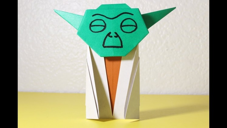 Easy Origami Yoda Instructions - How to make Star Wars origami