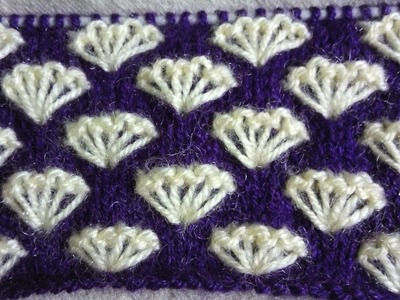 Easy Two Color Knitting Pattern No.59|Hindi