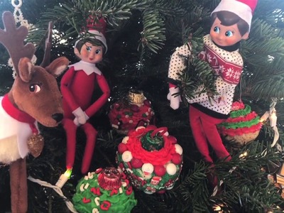 Elf on Shelf Caught Moving Rice Krispies Ornaments & GIVEAWAY  I DIY I How to Cook Craft & Kids