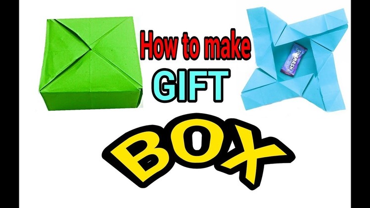 GIFT PAPER BOX, খুব সহজে তৈরি করে ফেলুন কাগজের GIFT BOX, HASIR BOMA,