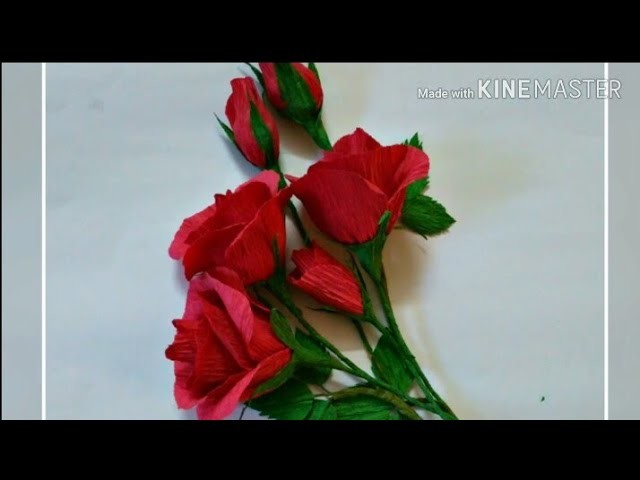 Handmade Red Roses for Valentine's day