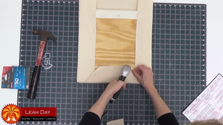 How to Build a Pressing Board for Quilting and Sewing with Leah Day