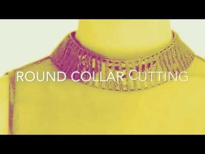 How To Cut Round Collar Neck