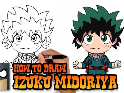 How to Draw Izuku Midoriya | My Hero Academia