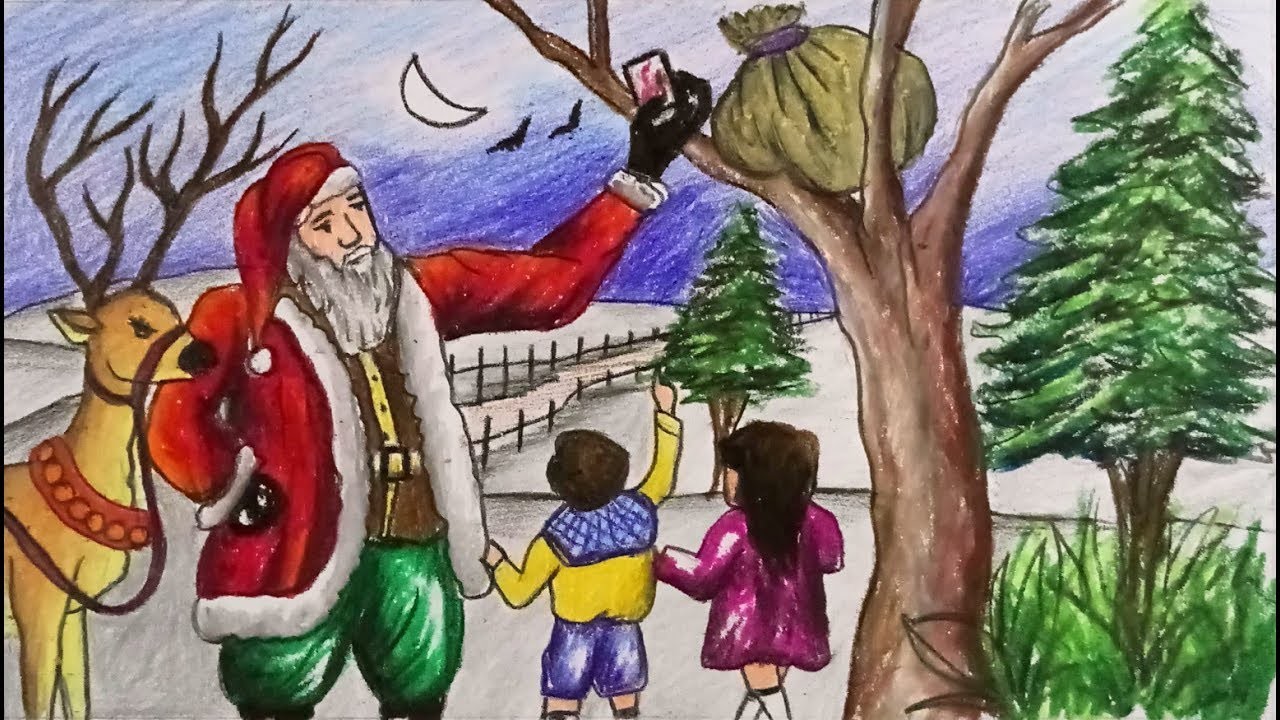 How To Wiki 89 How To Make Santa Claus Drawing