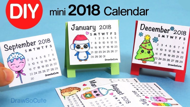 How to Make a 2018 Calendar | Easy DIY Fun Craft