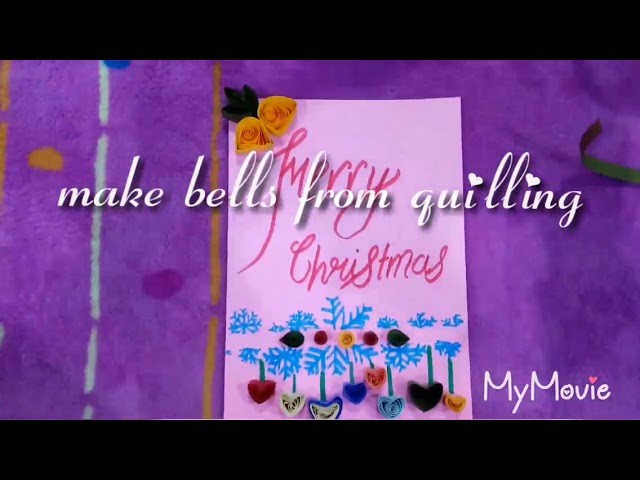 How To make a beautiful Christmas card using Quilling