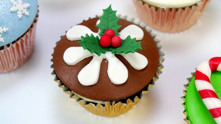 How To Make A Christmas Pudding Cupcake