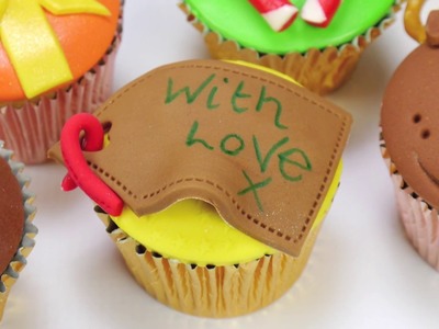 How To Make A Gift Tag Cupcake