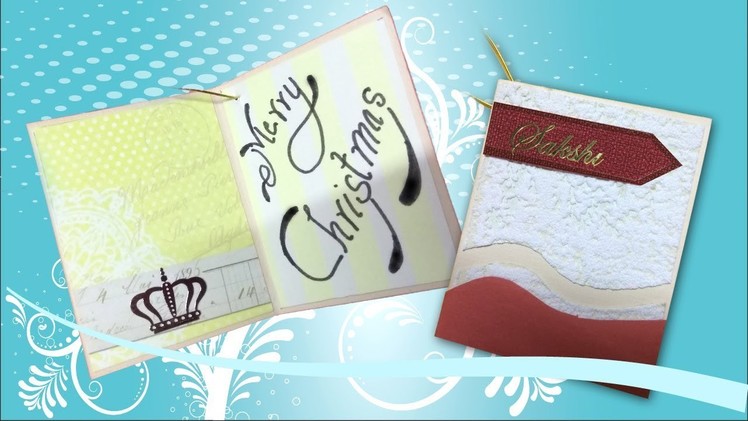 How to make a gift tag | Christmas Gift tags ideas  | Christmas Card