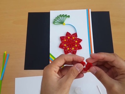 How to make a Greeting Quilling Card - DIY Paper Crafts - Birthday Gift Card Ideas # 39 by art life