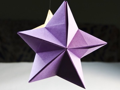 How to make a paper Christmas ornament - Modular star