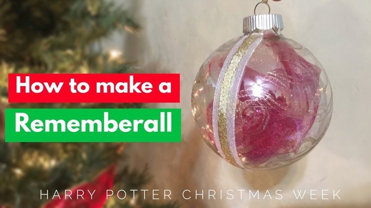 How To Make A Remembrall Christmas Tree Ornament!!!