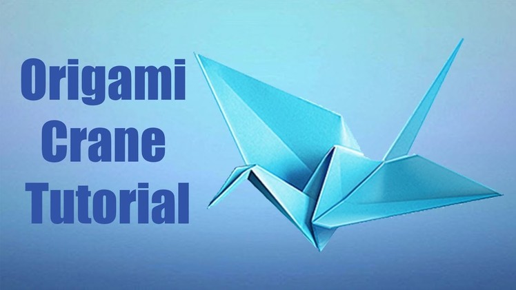 How to make a Simple Origami Crane || Origamii World Tutorial