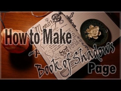 How to Make an Aesthetic yet Usable Book of Shadows Page