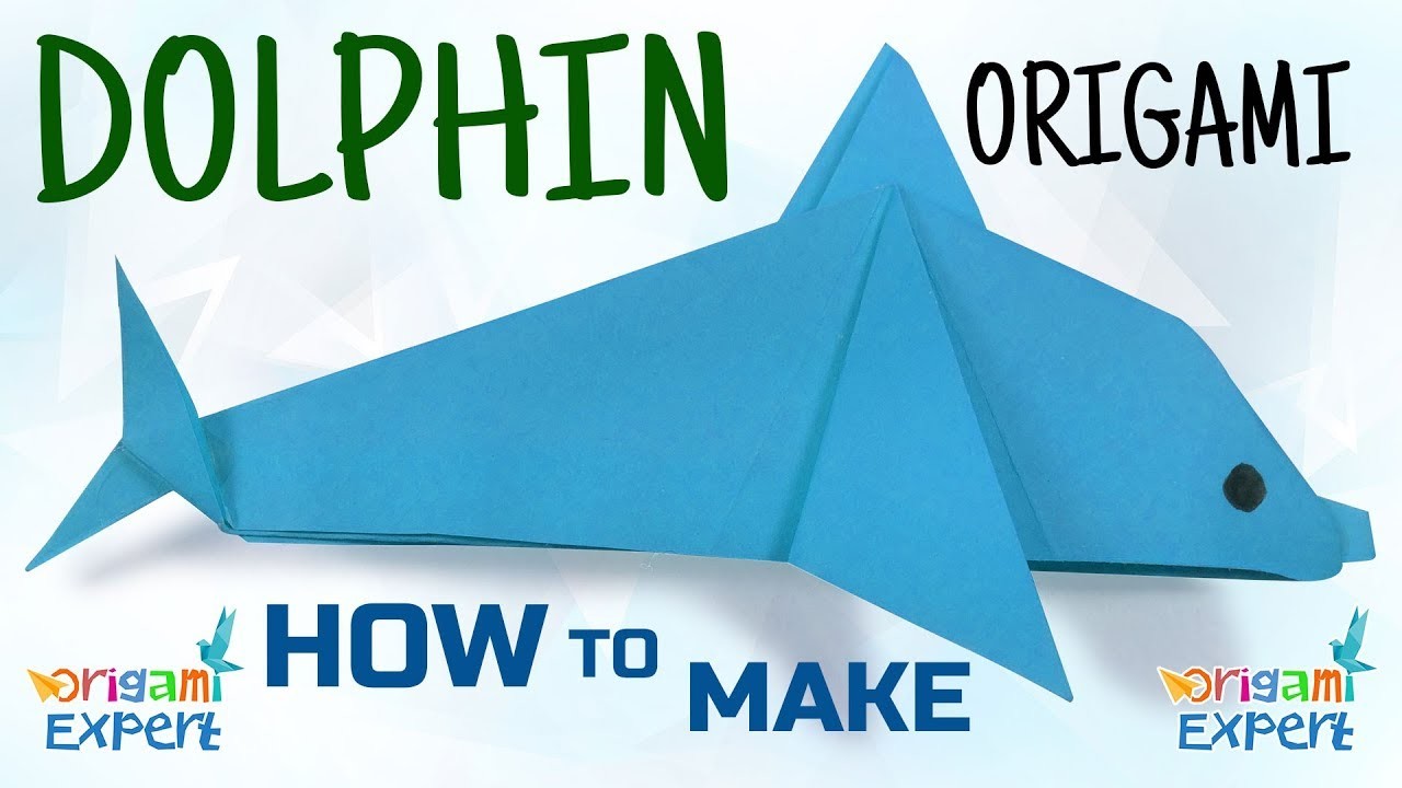 How to Make an Easy Origami Dolphin, Origami Dolphin Instructions, How to Fold and Origami Dolphin