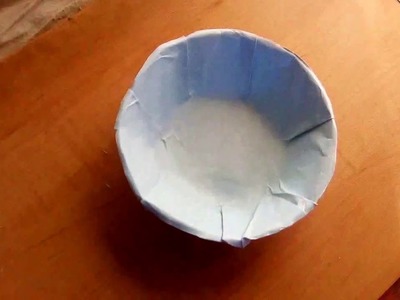 How to make bowl with paper