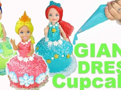 How To Make Christmas Princess Giant Cupcake Dress