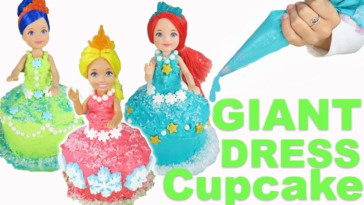 How To Make Christmas Princess Giant Cupcake Dress
