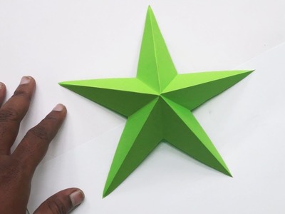 How to make Christmas Star | How to Make A Hanging Paper Star | Christmas Star Making