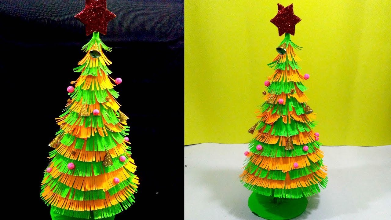 how-to-make-christmas-tree-decoration-ideas-using-paper-all-type-videyos