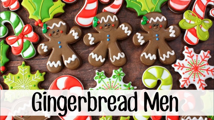 How To Make Decorated Gingerbread Man Cookies