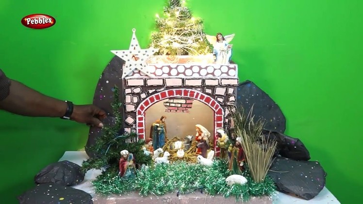 How to Make Easy Christmas Crib in Tamil - DIY Nativity Scene | CHRISTMAS CRIB MAKING | Type -3