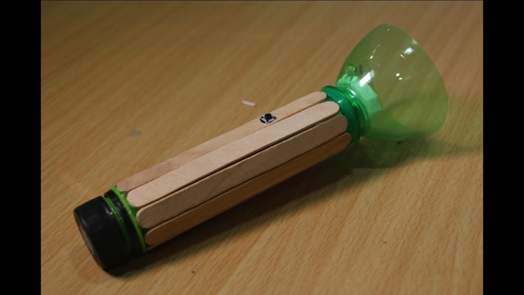 How to make flashlight using plastic bottle - Useful Tutorial
