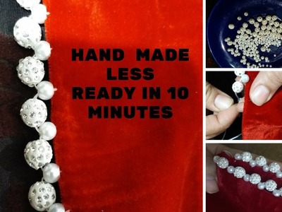HOW TO MAKE HAND MADE PEARL LESS READY IN 10 MINUTES TUTORIAL