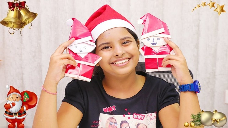 How to Make Origami Santa Claus | DIY - Christmas Decor | Christmas Celebration 2017