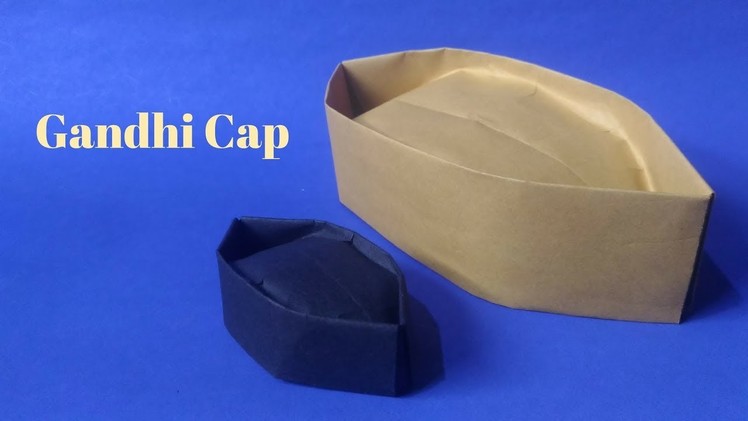 How To Make Paper Gandhi Cap (Topi) | Origami Cap | Paper Cap | InnoVatioNizer