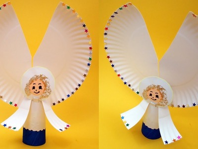 How to make Paper Plate Angel? DIY