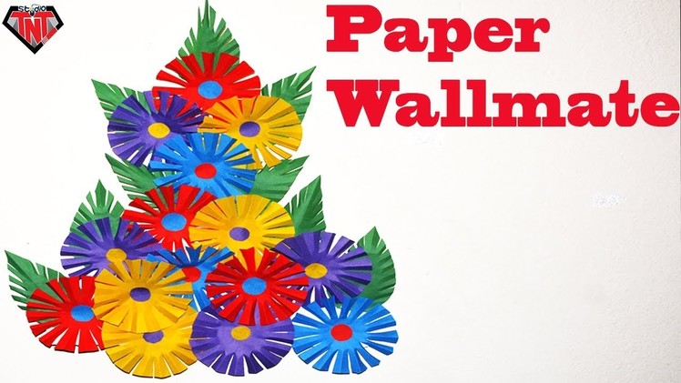 How To Make Paper Wall Hanging || DIY Paper Wall Mate Decoration Ideas