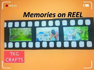 How to make Photo Frame from paper. DIY Best Way of Gifting Photos to Friends. Camera Reel theme