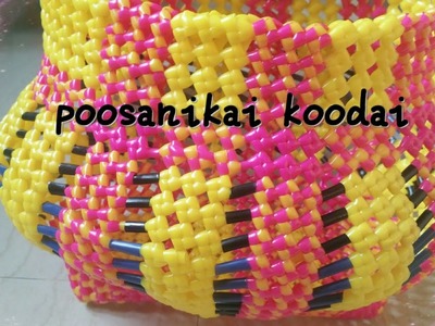 How To Make POOSANOKAI KOODAI OR (pumpkin shape basket) part2