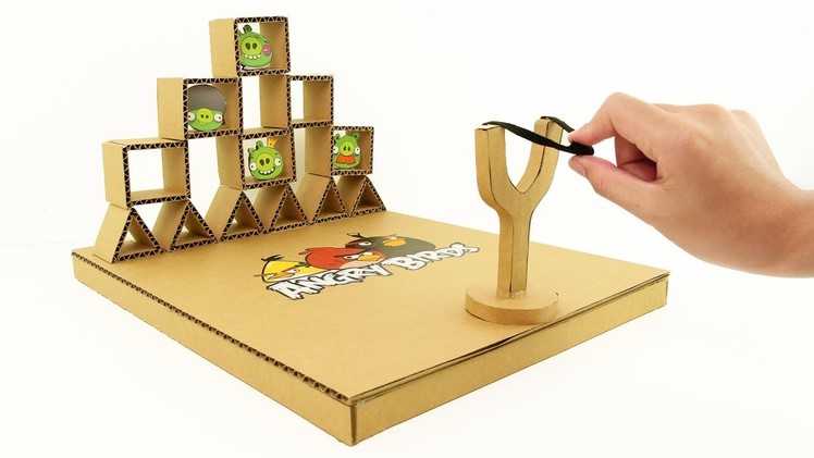 How to Make Real Life Angry Birds Gameplay from Cardboard
