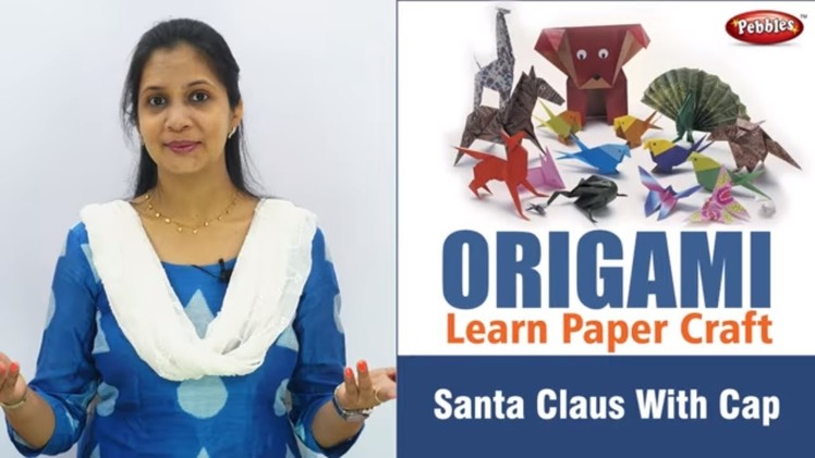 How to make Santa Claus with paper and cotton II Origami Projects II Santa Claus II Gujarati Video