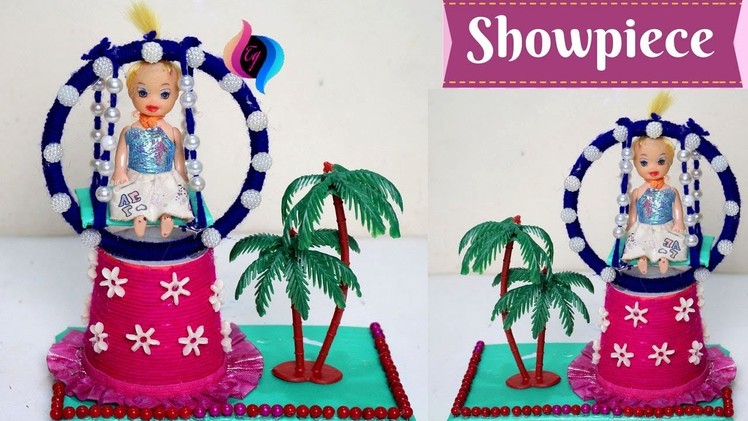 How to make showpiece From waste Materials - Showpiece making ideas - Best out of waste