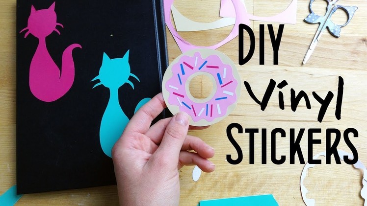 How to Make Your Own Vinyl Stickers: DIY Vinyl Stickers with Self Adhesive Vinyl Sheets