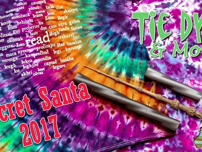 How to Tie Dye:  Secret Santa 2017  [Ice Dye]