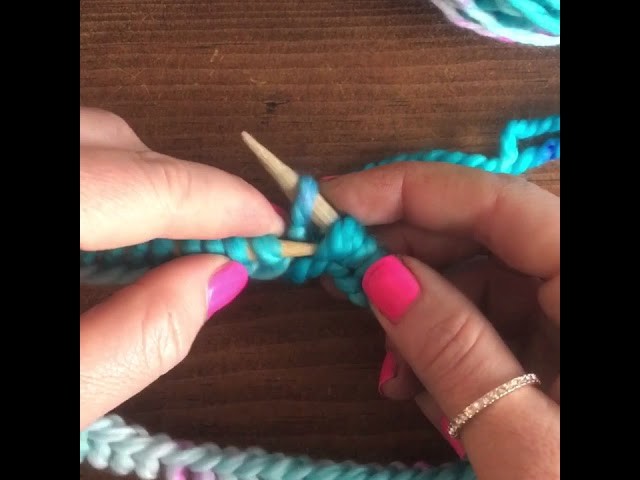 Joining knitting to work in the round