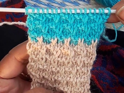 Knitting pattern for sweater. सुंदर सरल डिजाइन(2)