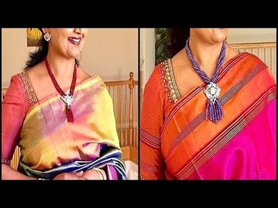 Latest south indian beads Necklace designs || Indian Beads Jewellery Designs In Gold