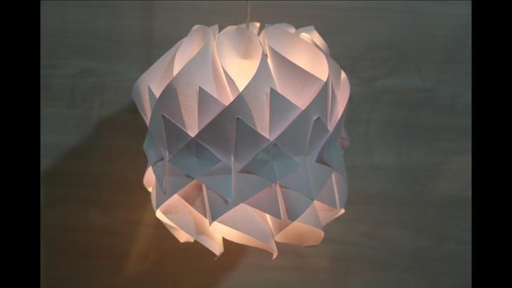 Make Amazing paper lamp - Home Decor Ideas