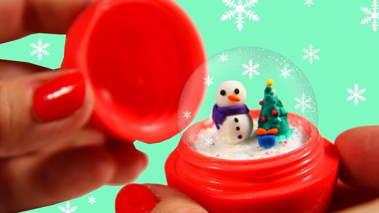 Miniature Snow Globe - How To Make Mini Snowman Globe - Mini EOS Globe