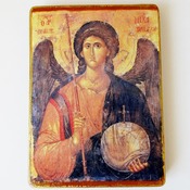 Orthodox Icon of St. Michael the Archangel Byzantine Religious Christian Catholic Orthodox icon 5 1/3 X 7" Christian art Gifts for Easter