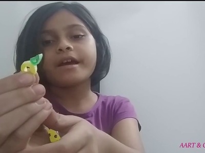 Paper Quilling for Kids | Mango Fruit Paper Quilling | Fun with AART & CRAFT
